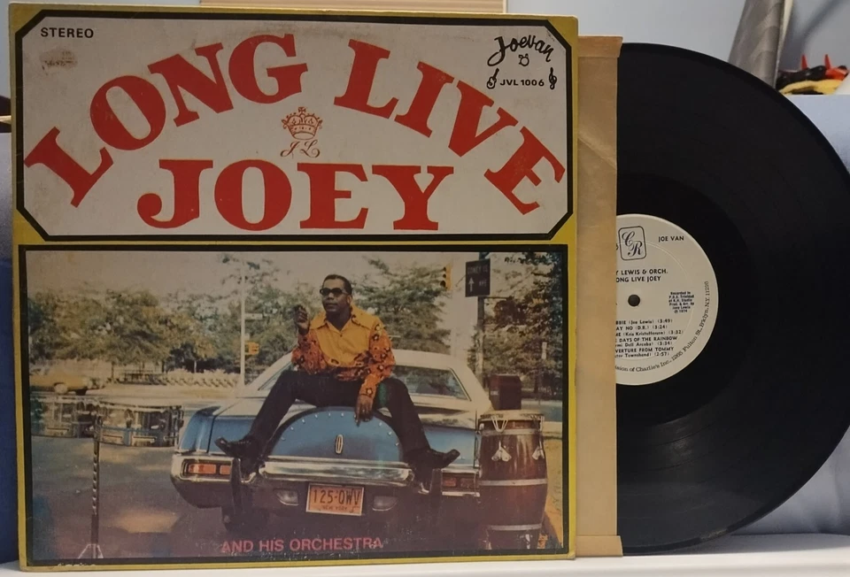 JOEY LEWIS Long Live Joey SCARCE 1974 DG JOEVAN/CHARLIE'S LP Soca-Calypso-Soul - Image 1 of 4