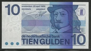 Netherlands P-91 10 Gulden 1968 Unc - Picture 1 of 1