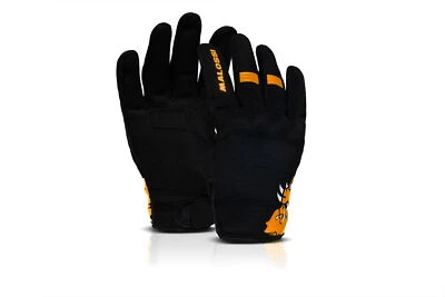 Guanti di mezza stagione m-gloves arancione Malossi omologazione EN 13594 moto - Immagine 1 di 4