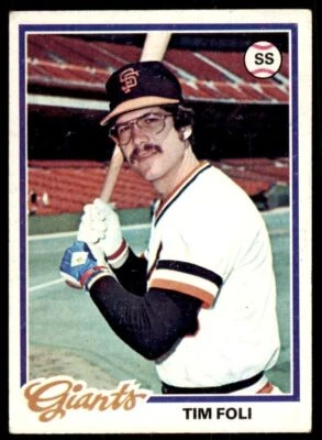 1978 Topps Baseball Tim Foli . San Francisco Giants #167 - Image 1 of 2