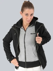 Bench Jacke/Übergangsjacke "Decidouos Jacket" schwarz/grau Größen: S - M - Bild 1 von 2