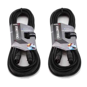 PROEL CHL250LU3 coppia cavi microfonici XLR cannon maschio femmina 3MT 2 UNITà - Picture 1 of 4