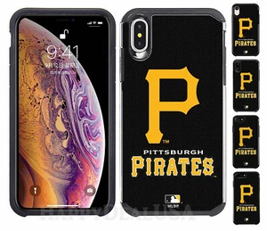 Official MLB ShockProof Hybrid Cover Case for Cell Phone - Pittsburgh Pirates  - Picture 1 of 5