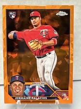 Jermaine Palacios 2023 Topps Chrome Sapphire Rookie Card  #56 Orange 04/25