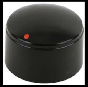 NEW 1 Bouton noir 31mm - ampli guitare - pédale - - Imagen 1 de 4