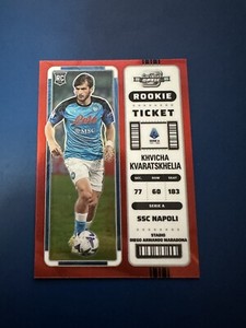 2022-23 Chronicles Contenders Optic Khvicha Kvaratskhelia Rookie RC Red /99