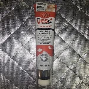 Yes to tomatoes CLEAR SKIN Detoxifying & Hydrating White Charcoal Mud Mask - Picture 1 of 1