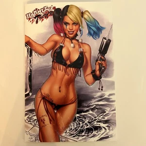 HARDLEE THINN EBAS Trade Nice  Harley Quinn Cosplay Ltd AP9 NM - Picture 1 of 3