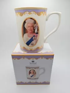 New Queen Elizabeth II 1926 2022 Mug UK Royal Heritage Fine China Collectible - Picture 1 of 7