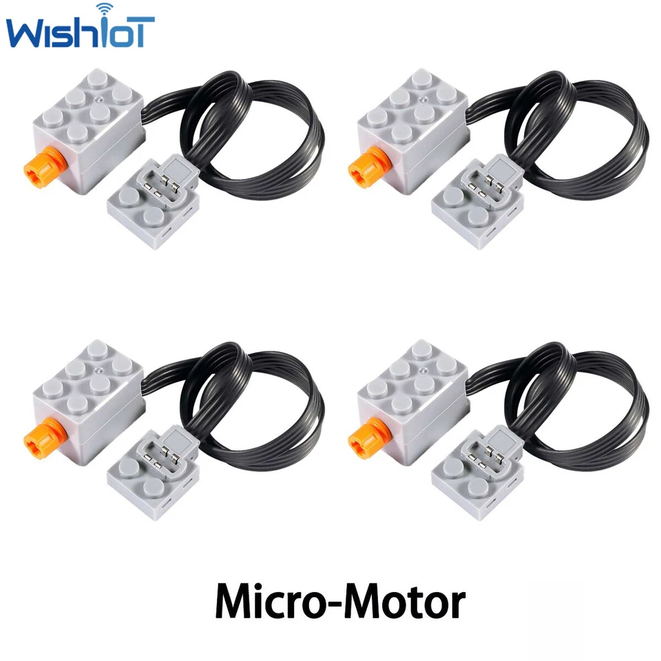 4 piezas Ladrillos MOC Micro Motor Bloque de Construcción Función de Potencia Piezas 2x343362c01 2986 Foto 1 de 3