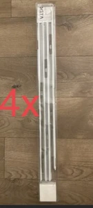 Juego de 4 soportes de cortina de panel Ikea VIDGA blancos de 23,5" 802,991,57 - Imagen 1 de 1
