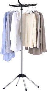 Tendedero de pie para Ropa Plegable Portatil para interior Colgador Ajustable - Imagen 1 de 12