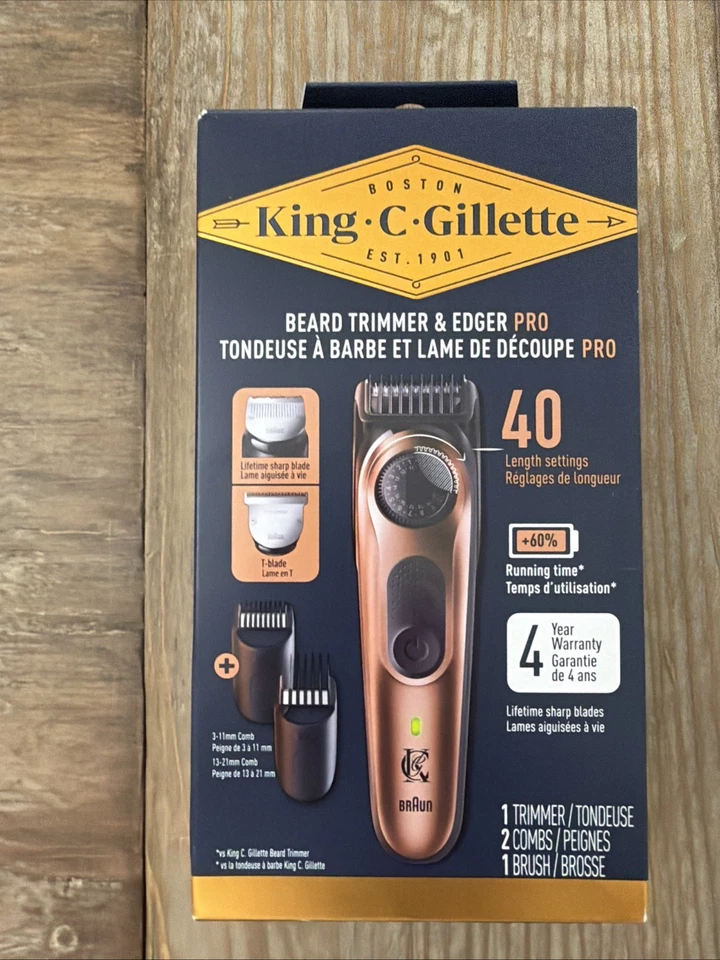 King C. Gillette Beard Trimmer PRO Rechargeable (refurb)