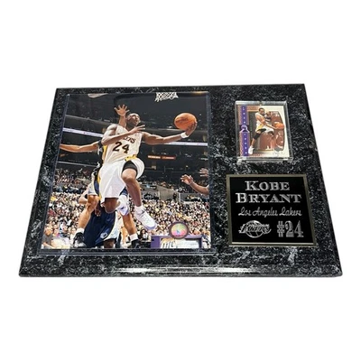 "Placa de colección Kobe Bryant #24 LA Lakers con tarjeta Sweet Shot y foto - 15"" x 12""" Foto 1 de 4