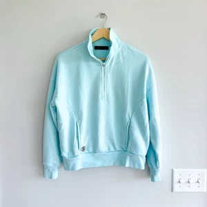 G/FORE "Pray for Birdies" French Terry 1/4 Zip Pullover Blue XS - Picture 1 of 10