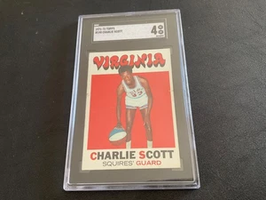 1971 TOPPS BASKETBALL #190 CHARLIE SCOTT RC SGC 4 VGEX - Picture 1 of 10