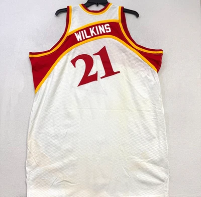 Camiseta deportiva Atlanta Hawks Dominique Wilkins 21 NBA 1986 87 Mitchell & Ness HWC talla 60 Foto 1 de 4