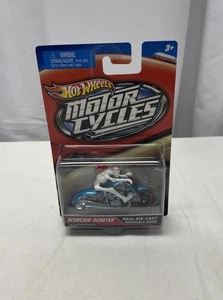2012 HOT WHEELS Scorchin' Scooter Motorcycle with Rider Motorcycles, New! - Picture 1 of 5
