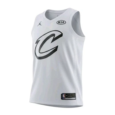 LeBron James Nike Jordan KIA NBA Jersey 2018 Cavaliers Men's Medium 928874-100 - Image 1 of 4