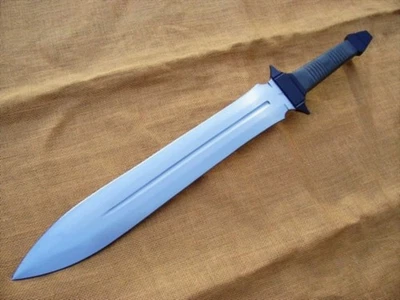 Hand-Forged Roman Gladius Gladiator Sword – High-Carbon Steel, Leather Sheath, B - Image 1 of 4