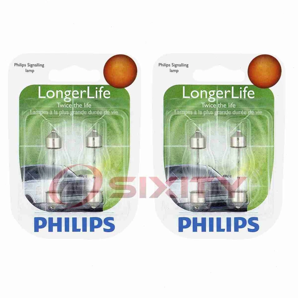 2 pc Philips Map Light Bulbs for Mercedes-Benz C230 C240 C280 C32 AMG C320 cf - Image 1 of 4