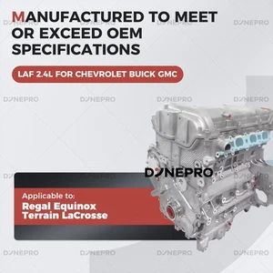 Long Block Engine For 06-16 Chevrolet Captiva Equinox Buick Regal GM LAF 2.4L - Picture 1 of 20
