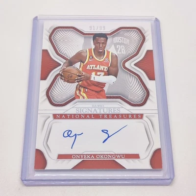 2022-23 National Treasures Signatures Auto ONYEKA OKONGWU /99!! - Image 1 of 2