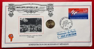 Frankreich, 200 Jahre Revolution, Numisbrief - 043257 OVP aus Nachlass - Bild 1 von 5