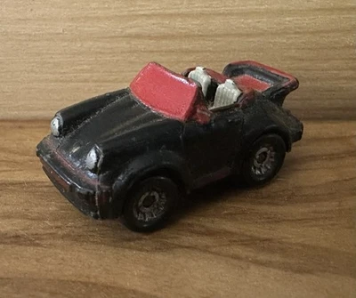 Micro Machines Porsche 911 черный и красный автомобиль винтажный 80-х Galoob - Изображение 1 из 4