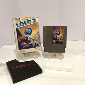 Adventures of Lolo 2 Nintendo NES No Manual , Authentic  Original Box