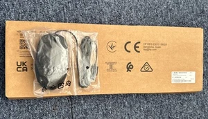 HP 320K Halley USB Slim Keyboard L96909-031 And HP 125 Wired Mouse M27537-001 - Picture 1 of 5