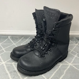 Brandit BW German Army Combat Boots Leather Military Footwear Black UK 8 - Picture 1 of 8