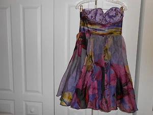 ALBERTO MAKALI SILK STRAPLESS---SIZE 6 - Picture 1 of 1