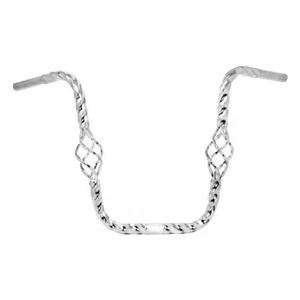 Twisted Cage Handlebar 16" 25.4mm Chrome Lowrider Bike Cruiser Bicycle Chopper - Picture 1 of 1