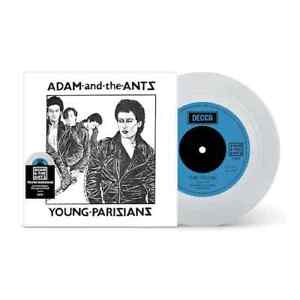 Adam and The Ants - Young Parisians 7' CLEAR VINYL + 2 Badges **PRE ORDER**