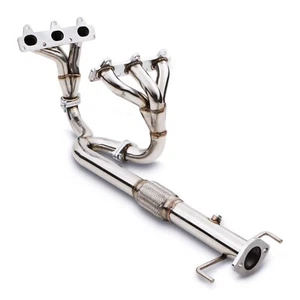 STAINLESS EXHAUST MANIFOLD AND DOWN PIPES FOR MITSUBISHI FTO 2.0 V6 1994-2000 - Picture 1 of 7