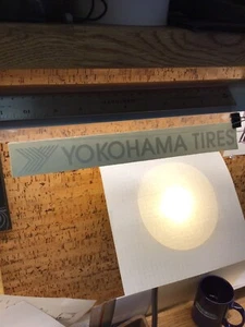 YOKOHAMA REIFEN Racing - WEISS - Aufkleber Vinyl Decal - MM4.1455 - Bild 1 von 2