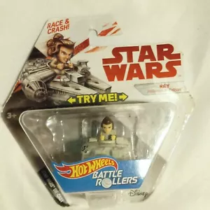 Disney Star Wars Battle Rollers. Rey Millennium Falcon. Mattel Hot Wheels - Bild 1 von 4