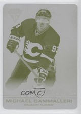 2011 Panini Titanium Printing Plate Yellow 1/1 Mike Cammalleri Michael #74 0c3