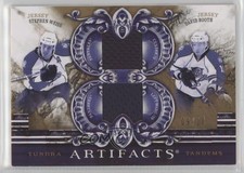2010-11 Artifacts Tundra Tandems Dual Jerseys Gold /10 David Booth Stephen Weiss