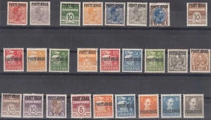 Danimarca affrancatura dovuta, francobolli pacchi 1919-1945 mint incernierati mai incernierati/usati - Foto 1 di 1