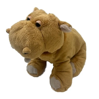 Mud Hippo Brown White Bean Bag HM384 Ganz Webkinz Plush 10" Toy Lovey No Code - Image 1 of 4
