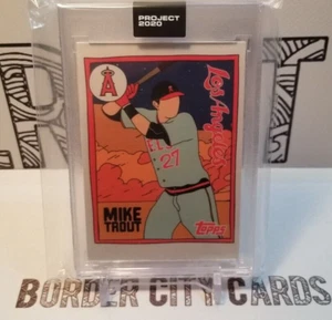 Mike Trout Topps Project 2020 #63 🔥 Fucci 🔥 Los Angeles Angels - Picture 1 of 2