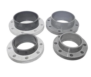 SET BESTEHEND AUS 4 Speeren Sch 40 8 Schrauben 2 Stück Flansche 8" & 6" PCV1 & CPVC - Bild 1 von 3