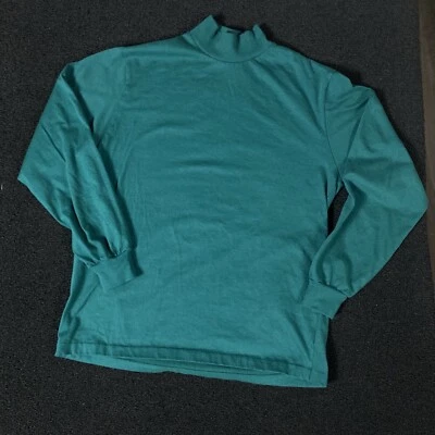 Suéter Cross Creek Mujer M Verde Manga Larga Cuello Simulado Tejido Tortuga? mediano Foto 1 de 4