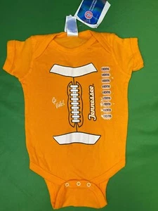 NCAA Tennessee Volunteers orange Baby Säugling Body/Weste 6 Monate neu mit Etikett - Bild 1 von 3