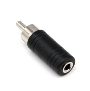3.5mm Mono Female Jack Socket to Phono RCA Plug Converter Connector Adapter UK - Picture 1 of 5