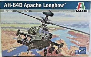Italeri helicopter kit AH-64D APACHE LONGBOW 1:72 New #080 plastic - Bild 1 von 3