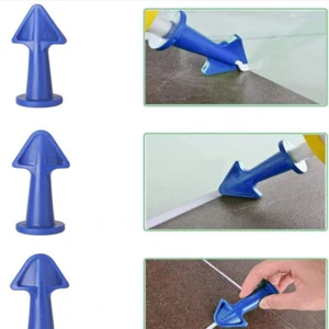 3Pcs/Set Silicone Caulking Finisher Nozzle Spatulas Filler Spreader Caulk Tool - Picture 1 of 6