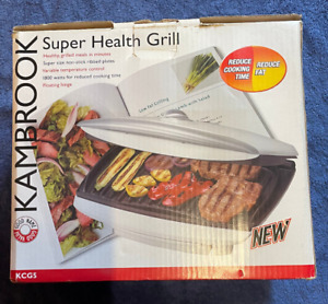 KAMBROOK SUPER HEALTH GRILL, KCG5, USED ONCE, ELECTRIC
